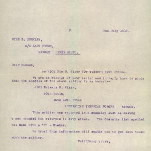 Soldier packet page
