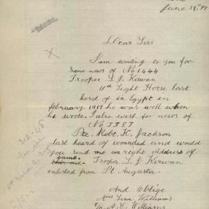 Soldier packet page