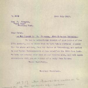 Soldier packet page
