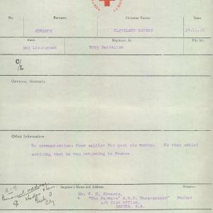 Soldier packet page