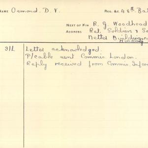 Soldier packet page