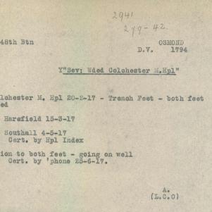 Soldier packet page