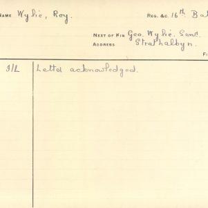 Soldier packet page