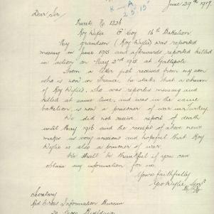 Soldier packet page