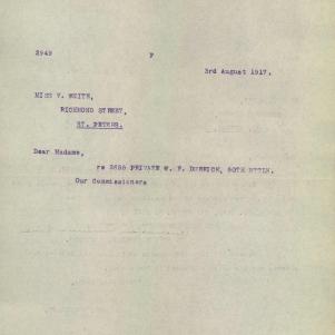 Soldier packet page