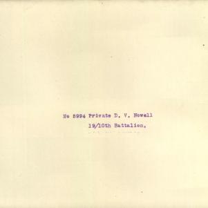 Soldier packet page