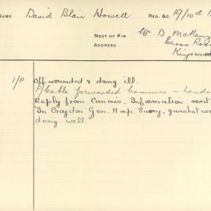 Soldier packet page
