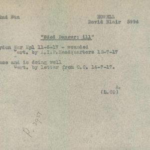 Soldier packet page