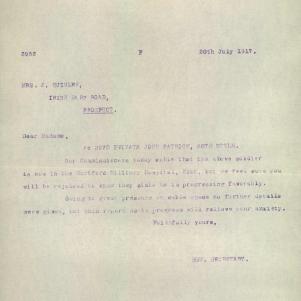 Soldier packet page
