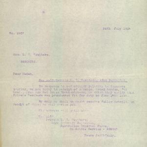Soldier packet page