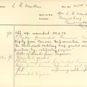 Soldier packet page