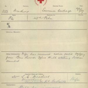 Soldier packet page