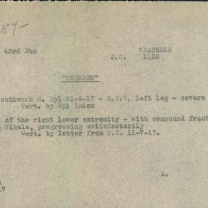 Soldier packet page