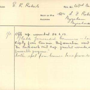 Soldier packet page