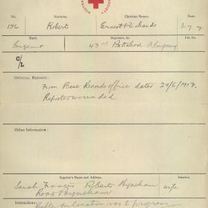 Soldier packet page