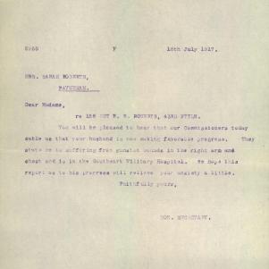 Soldier packet page