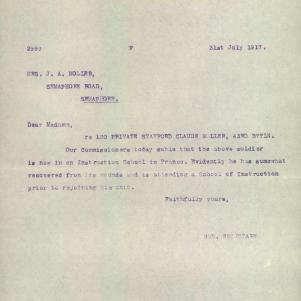 Soldier packet page