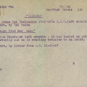 Soldier packet page