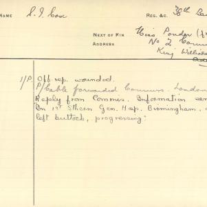Soldier packet page