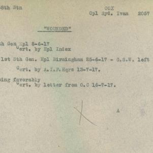 Soldier packet page