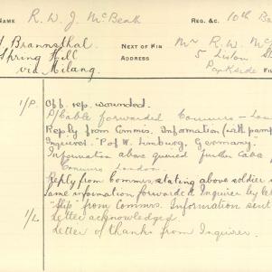 Soldier packet page