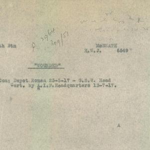 Soldier packet page