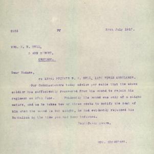 Soldier packet page
