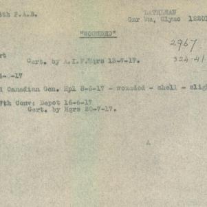 Soldier packet page