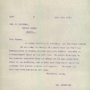 Soldier packet page
