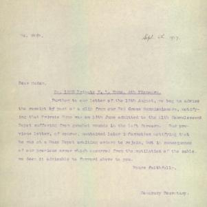 Soldier packet page