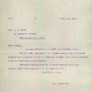 Soldier packet page