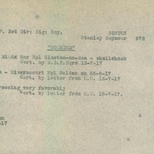Soldier packet page