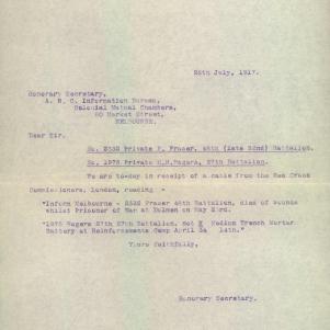 Soldier packet page
