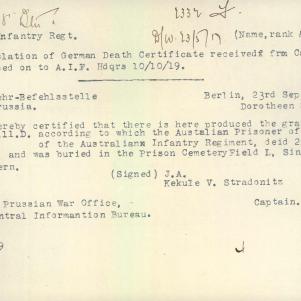 Soldier packet page