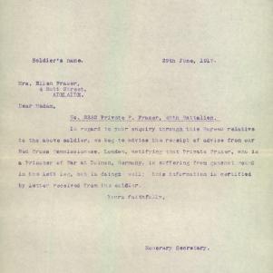 Soldier packet page