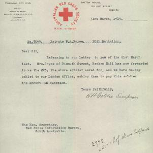 Soldier packet page