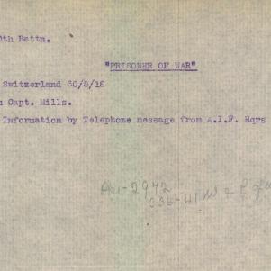 Soldier packet page