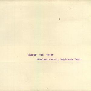 Soldier packet page