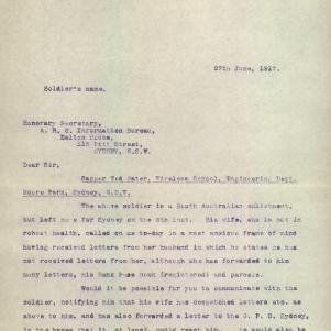 Soldier packet page