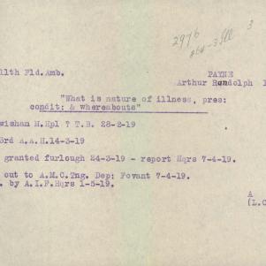 Soldier packet page