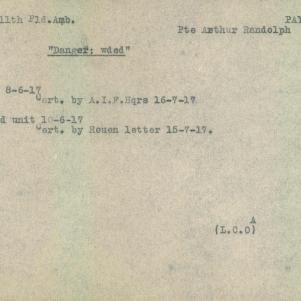 Soldier packet page
