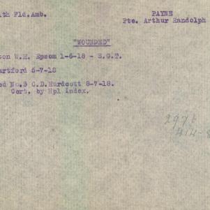 Soldier packet page