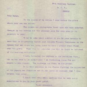 Soldier packet page