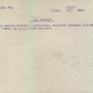 Soldier packet page