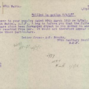 Soldier packet page