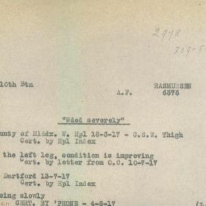 Soldier packet page
