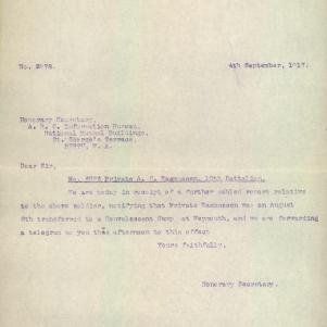 Soldier packet page