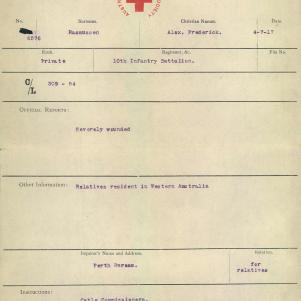 Soldier packet page