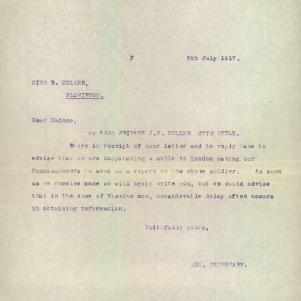 Soldier packet page