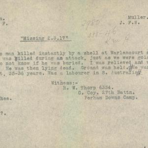 Soldier packet page